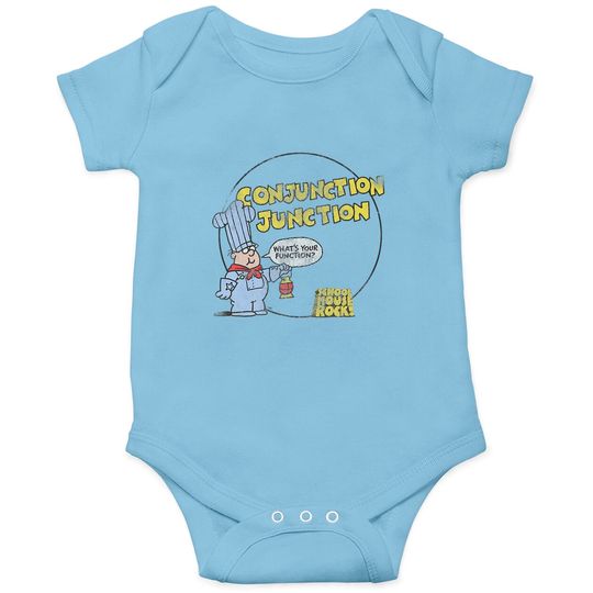 Schoolhouse Rock Conjunction Junction Premium Onesies