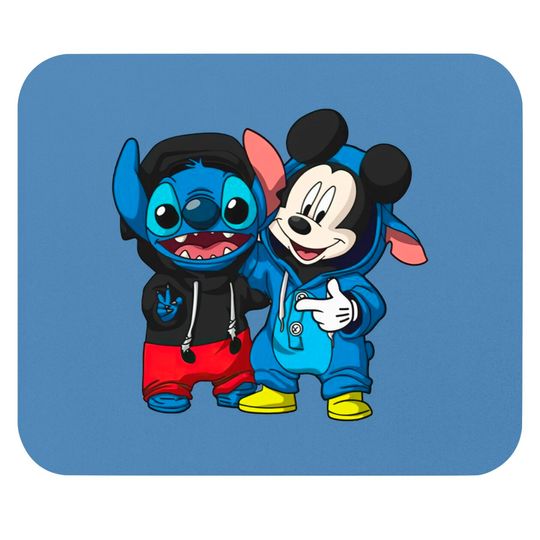 Stitch and Mickey Friends Disney Mouse Pads