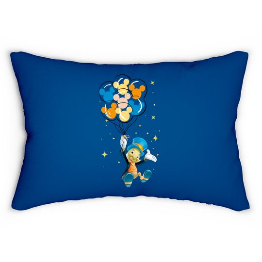 Jiminy Cricket Lumbar Pillows, Cricket Talking, Disney Cricket Lumbar Pillows, Mickey Balloon Lumbar Pillows