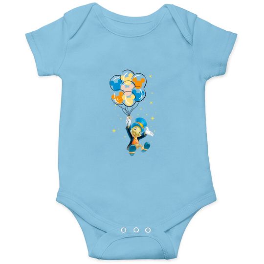 Jiminy Cricket Onesies, Cricket Talking, Disney Cricket Onesies, Mickey Balloon Onesies