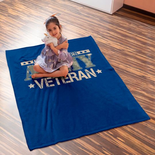 United States US Army Veteran - Army Veteran - Baby Blankets
