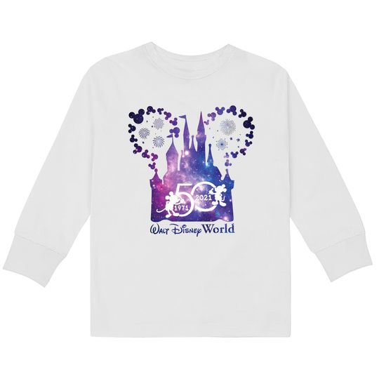 Disney 50th Anniversary Celebrate Kids Long Sleeve T-Shirts