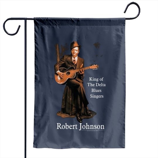 Vintage Original Robert Johnson King of The Delta Blues Singer Blues Music Singer Garden Flags