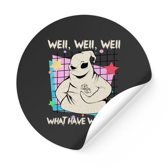 Retro 90s Oogie Boogie Well Well Well What Have We Here Vintage Disney Stickers