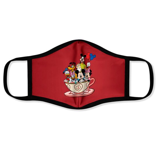 Mickey And Friends Face Masks, Disney Family Face Masks, Disneyland Face Masks, Disneyworld Face Masks, Disney Balloon Face Masks, Disney Vacation Face Masks