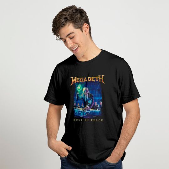 Megadeth Rust In Peace Tracklist T-Shirt