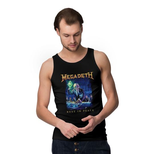 Megadeth Rust In Peace Tracklist Tank Tops