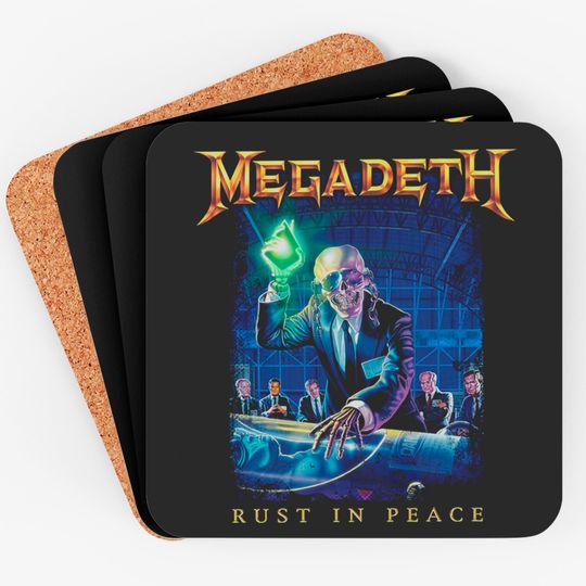 Megadeth Rust In Peace Tracklist Coasters