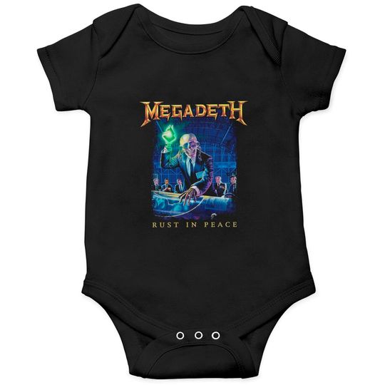 Megadeth Rust In Peace Tracklist Onesies