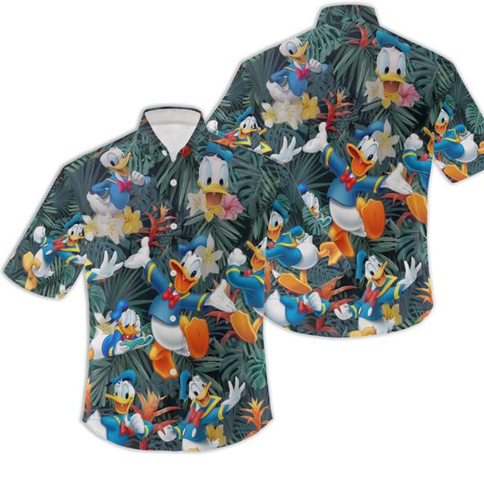 Donald Duck Disney Hawaiian Shirt