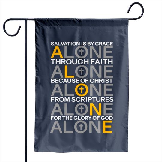 Five Solas Reformation Luther Garden Flags