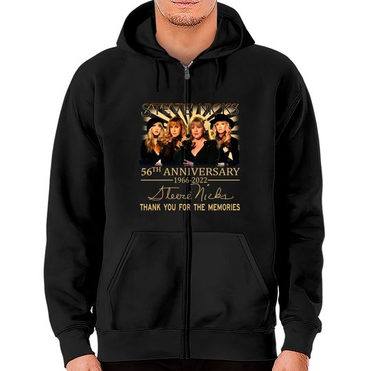 STEVIE NICKS Anniversary 2022 Zip Hoodies