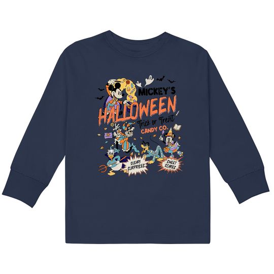 Discover Disney Not So Scary Halloween Kids Long Sleeve T-Shirts