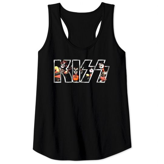Kiss Rock Band Music Notebook Birthday Reminder. Gift For Kiss Band Fan Paperback Tank Tops