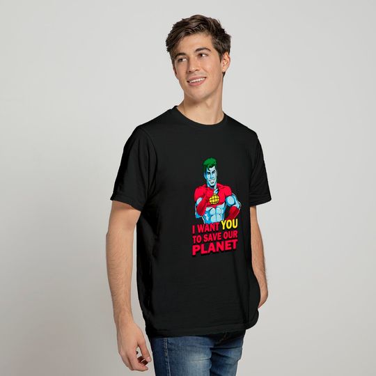 Planeteer Call - Captain Planet - T-Shirt