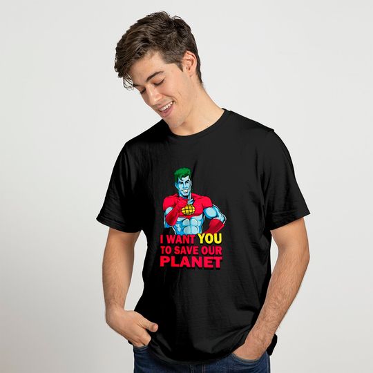 Planeteer Call - Captain Planet - T-Shirt