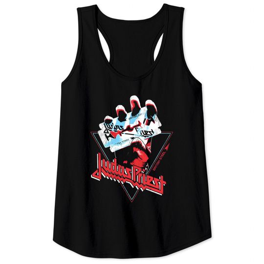 Judas Priest T Shirt, British Steel Retro Tank Tops