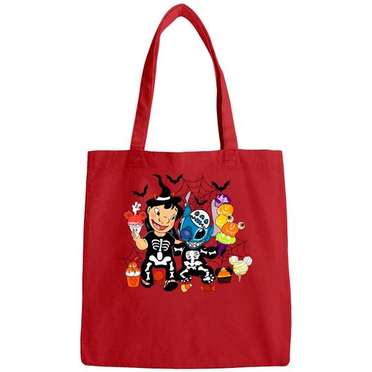 Discover Lilo & Stitch Halloween Bags, Disney Stitch Skeleton Bags