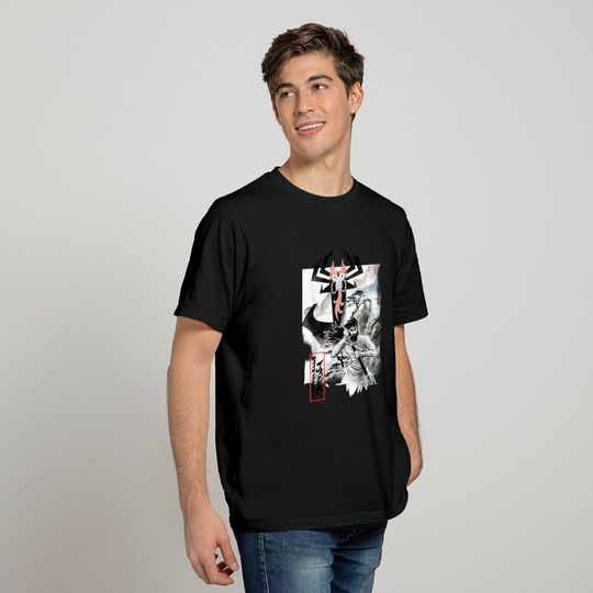 CN Samurai Jack Watercolor Portrait T-Shirt T-Shirts