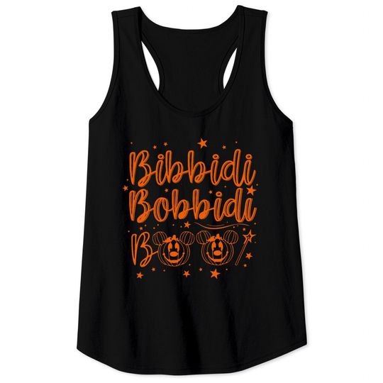 Bibbidi Bobbidi Boo Halloween Tank Tops, Disney Halloween, Disney Trip Tank Tops