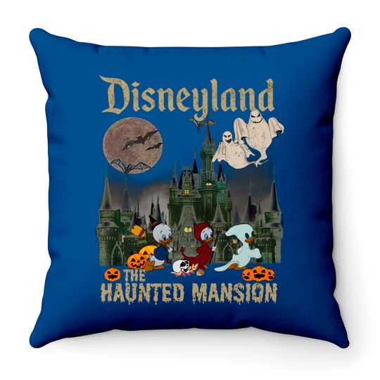 DisneyLand Halloween Wash Throw Pillows, Disney Halloween 2022 Throw Pillows