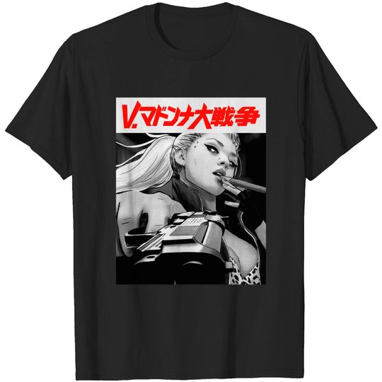 Yakuza Japanese Vaporwave Girl Urban Style - Yakuza Japanese Vaporwave Girl - T-Shirt
