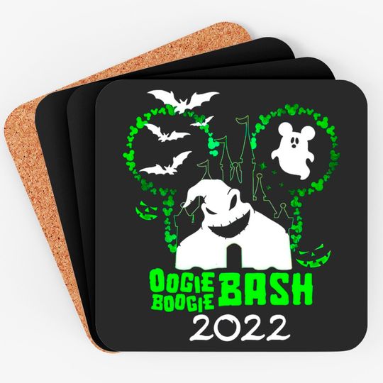 Oogie Boogie Bash 2022 Coasters, Disneyland Halloween Coasters