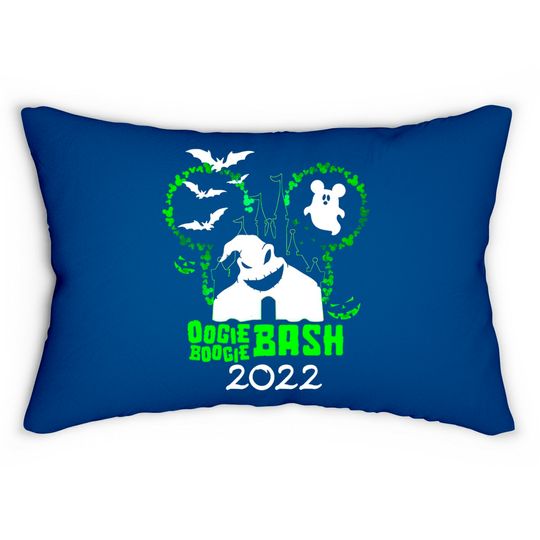 Oogie Boogie Bash 2022 Lumbar Pillows, Disneyland Halloween Lumbar Pillows