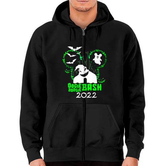 Oogie Boogie Bash 2022 Zip Hoodies, Disneyland Halloween Zip Hoodies