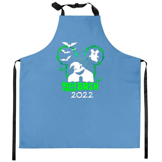 Oogie Boogie Bash 2022 Kitchen Aprons, Disneyland Halloween Kitchen Aprons