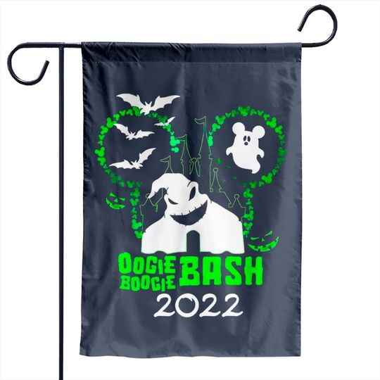 Oogie Boogie Bash 2022 Garden Flags, Disneyland Halloween Garden Flags