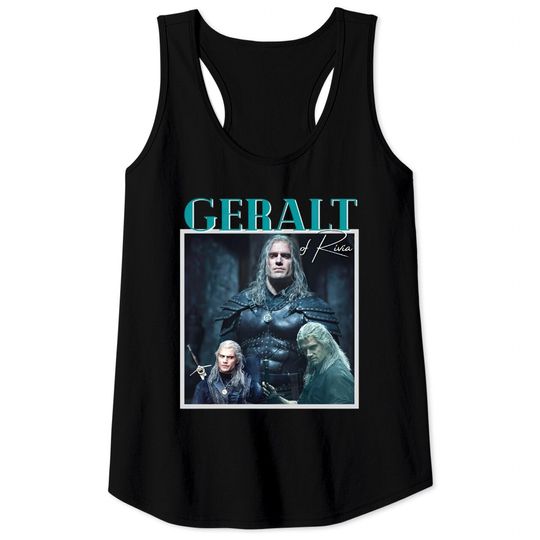 The Witcher Shirt, Geralt of Rivia Tank Tops, Henry Cavill Gift, Witcher Gift, Henry Cavill Tee