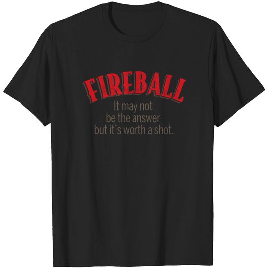 Fireball Arched - Fireball Whiskey - T-Shirt