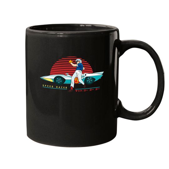Speed Racer - Retro Japanese - Speed Racer - Mugs