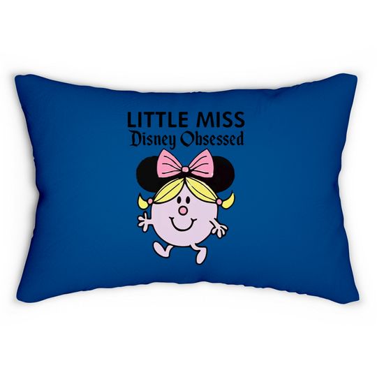 Little Miss Disney Obsessed Lumbar Pillow - Disney Matching Family Vacation Unisex Lumbar Pillows