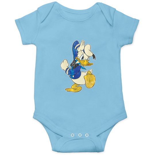 Disney Donald Duck Hello I'm Donald Duck Cute Face Unisex Gift Onesies