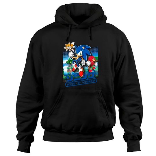 Sonic & Friends Hoodies, Sonic Shirt, Sonic the Hedgehog Shirt, Knuckles Shirt, Sonic Adventures Shirt, Sonic Gift