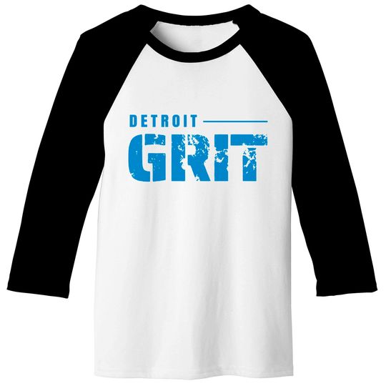 Detroit GRIT - Detroit Lions Baseball Tees