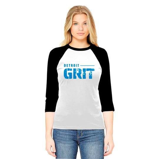 Detroit GRIT - Detroit Lions Baseball Tees