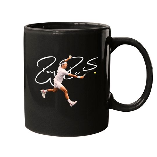 Roger Federer Autograph - Roger Federer - Mugs