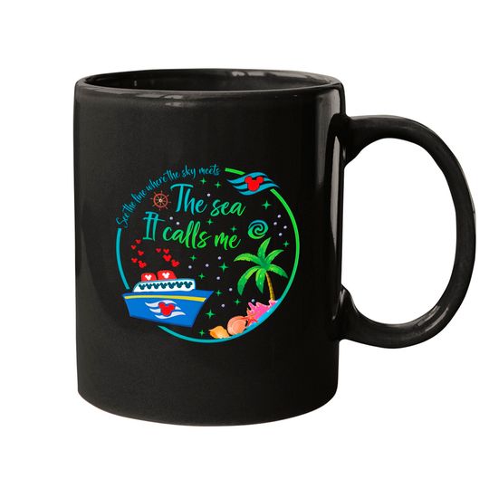 Moana Cruise Mugs, Disney Cruise Mugs