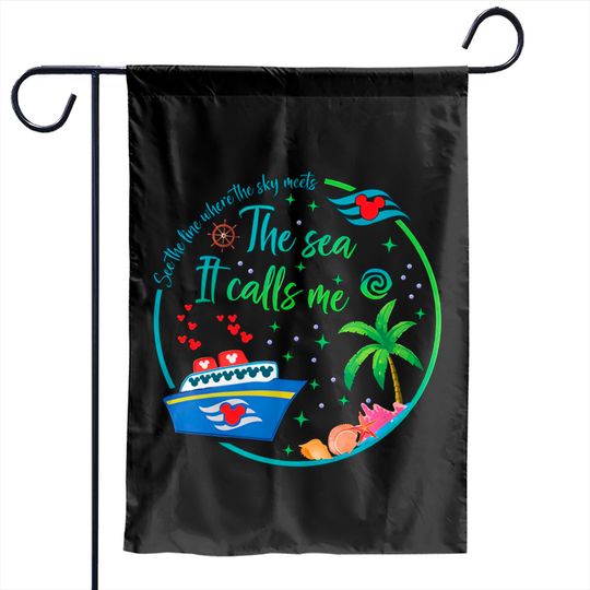 Moana Cruise Garden Flags, Disney Cruise Garden Flags