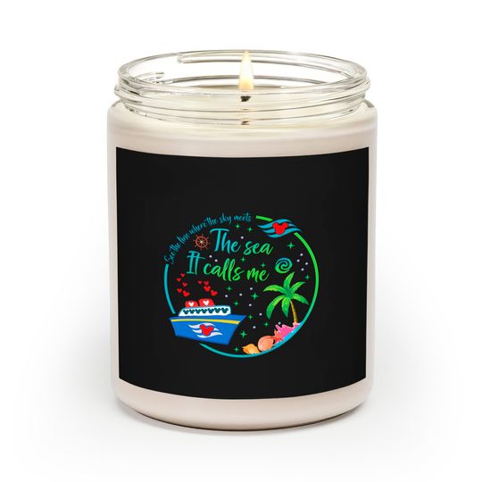 Moana Cruise Scented Candles, Disney Cruise Scented Candles