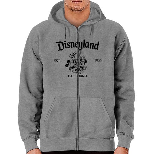 Vintage Disneyland Zip Hoodies