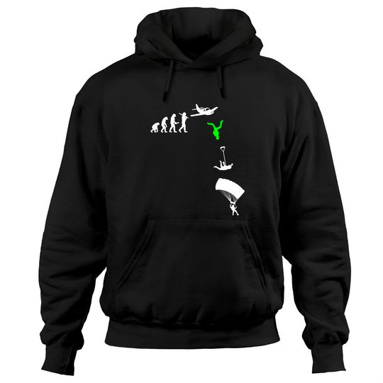 Discover Skydiving Freefly Parachute Skydive Parachutist Hoodies