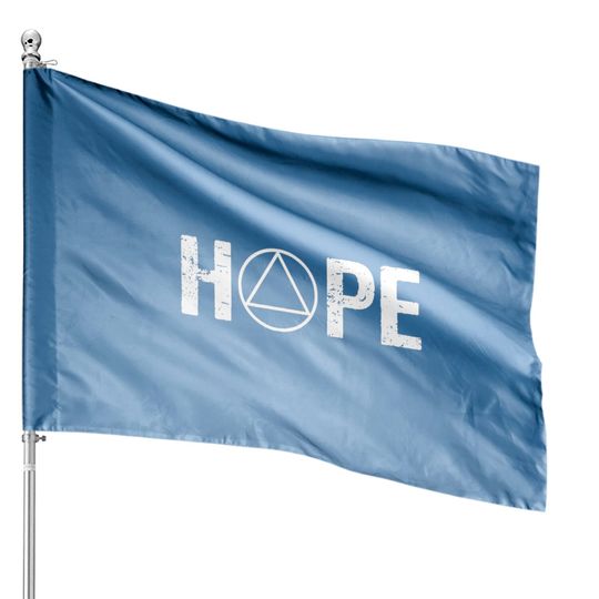 Support Sobriety Hope Recovery Alcoholic Sober AA House Flags