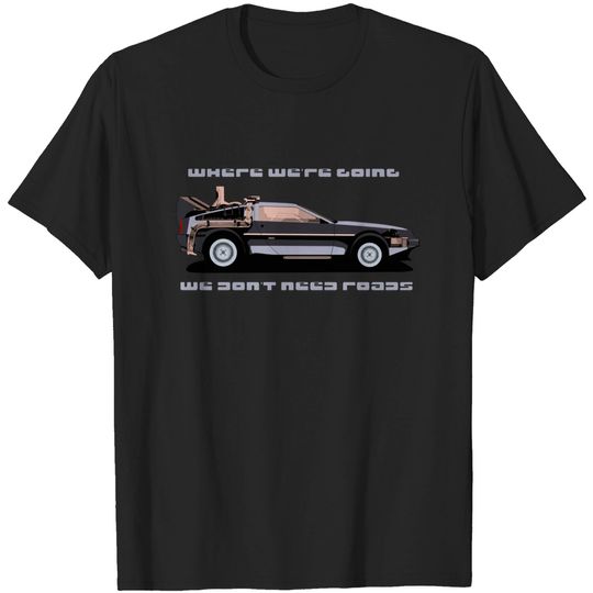 Back to the Future - DeLorean - Delorean Time Machine - T-Shirt