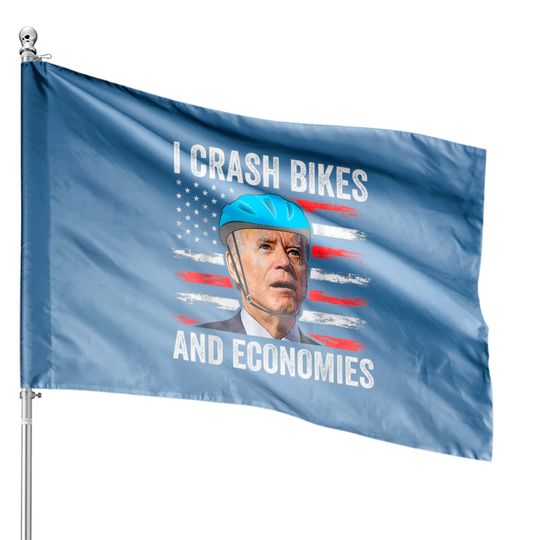 Biden Bicycle I Crash Bikes And Economies House Flags
