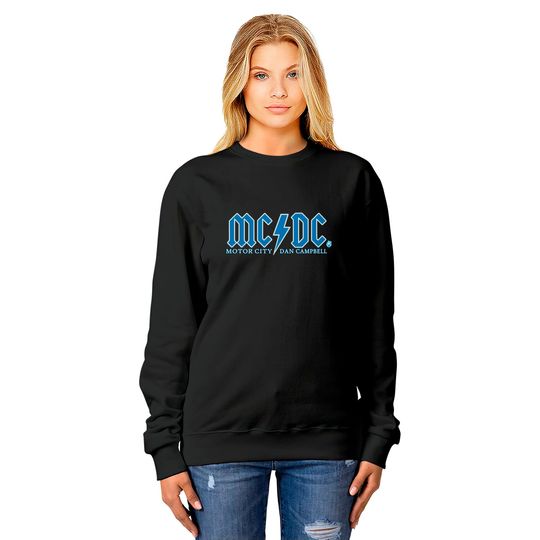 Detroit Lions MCDC Motor City V-Neck Sweatshirts, Dan Campbell Muscle