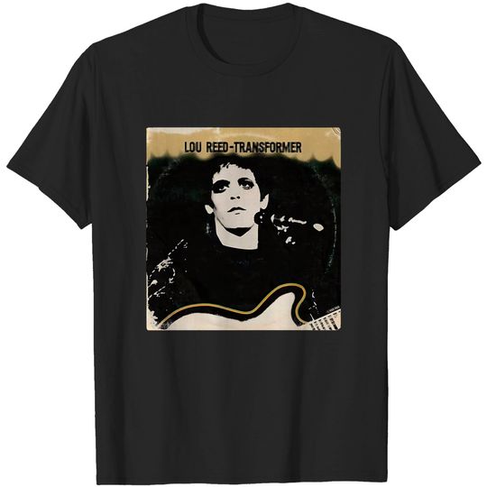 Lou Reed Unisex Tee: Transformer Vintage Cover